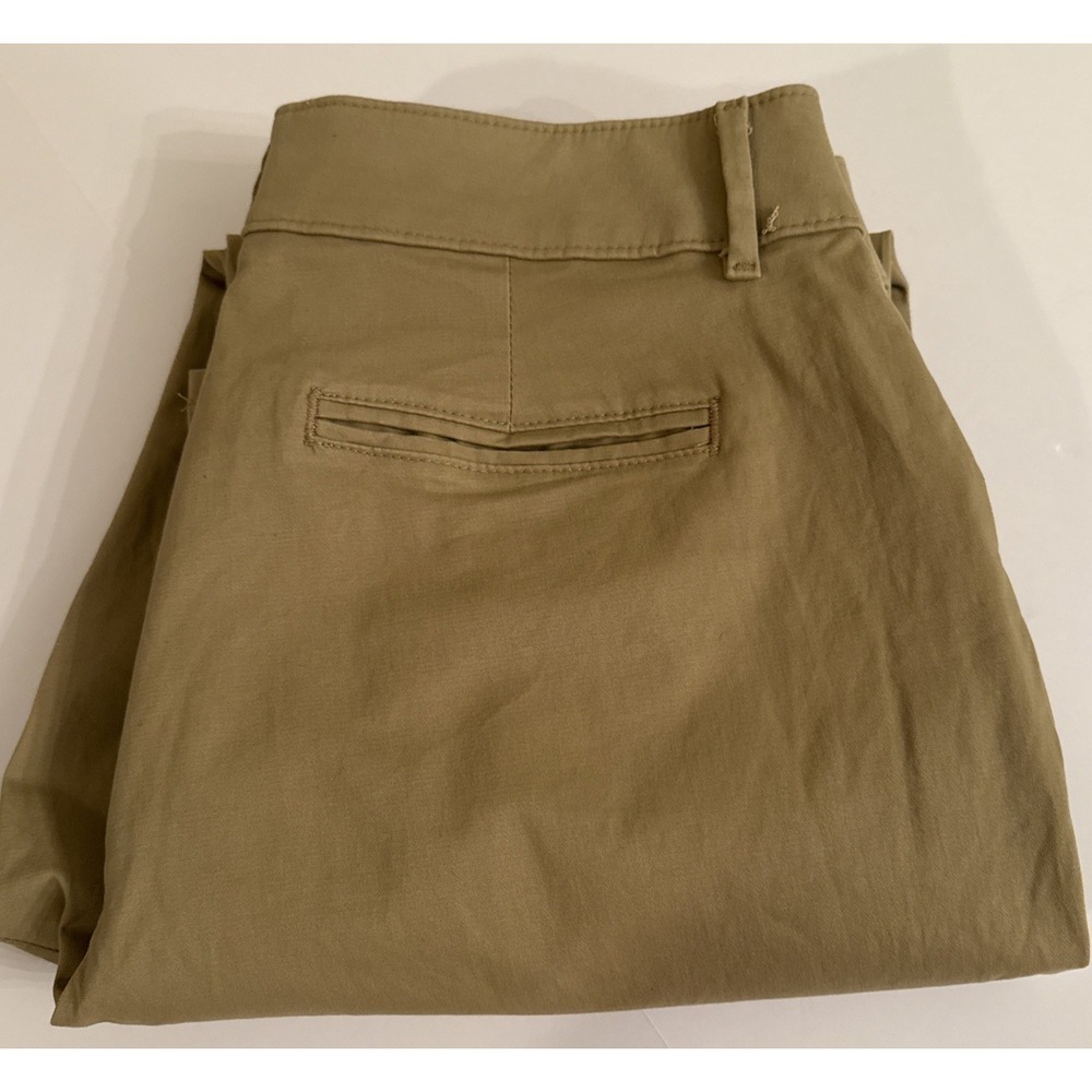 Lee Plus Relaxed Fit Straight Leg Midrise Pants 14 Petite Cream 104850378